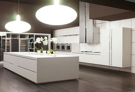 Cocinas modernas muebles blancos muebles-cocina-minimalista Cocinas modernas blancas