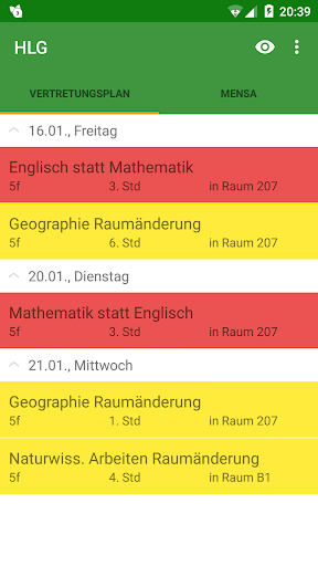 Vertretungsplan HLG