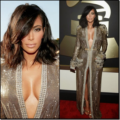 Kim Kardashian 57th Grammy