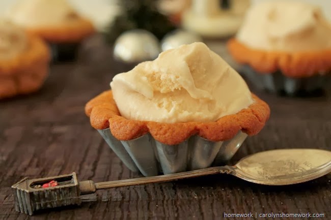 Peanut Butter Cookie Tart with Salted Caramel Ice Cream via homework | carolynshomework.com 
