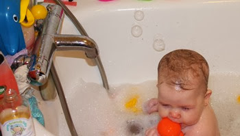 penguin bubble bath toy