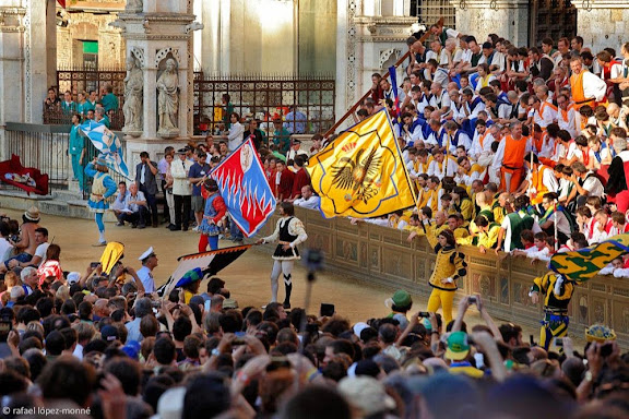 Festa del Palio.Siena, Toscana, Itàlia