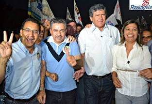 Antonio Pereira, Ildon Marqies e Rosangela Curado