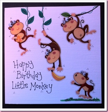 Little Monkey card 4