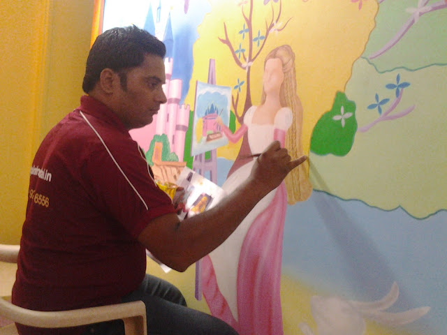 PRE SCHOOL CLASSROOM WALL PAINTING / THANA / MULUND / GHATKOPER PRE SCHOOL CLASSROOM WALL PAINTING / THANA / MULUND / GHATKOPER