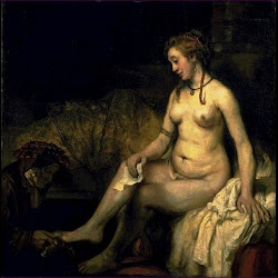 99 - Rembrandt - Betsabé en el baño