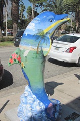 Florida Venice decorated street dolphin1