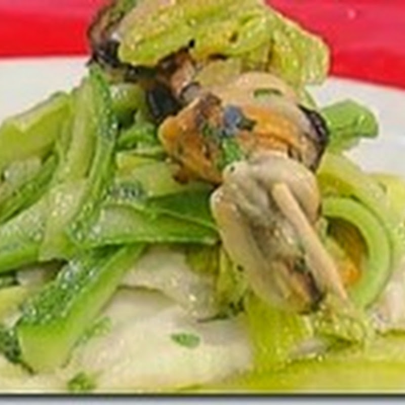 Scaloppa Scaloppa di orata con zucchine e cozze