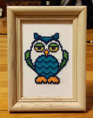 "Wise Owl" by Sandy Orton - first finish of the snowpocalypse!