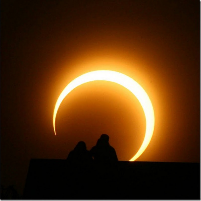 Солнечное и лунное затмения в фотографиях