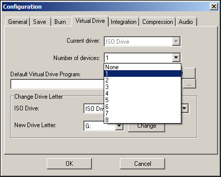 VirtualDrive Config