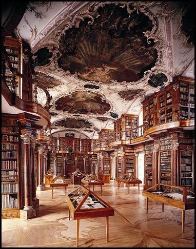 Bibliothèque de l'Abbaye Saint-Gall , Suisse 