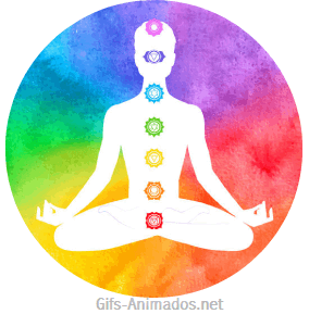 meditação chackra colorido