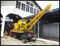 Indonesia, Ambarawa Railway Museum, Manual Crane, Haarl, N-725, 1906, 6000 kg at 4 metres, 11 January 2011 (1)