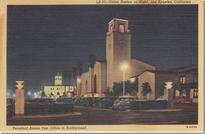 Union Station at Night, Los Angeles, California Pg. 1
