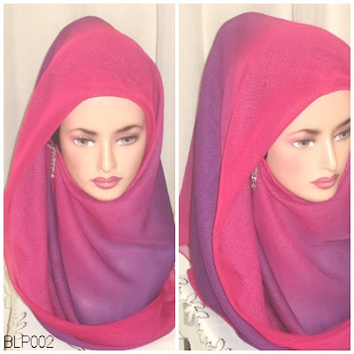 tudung bawal 5 tone tudung bawal 5 tone shocking pink