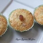 apple raisin muffin