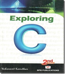 exploring c by kalnetkar