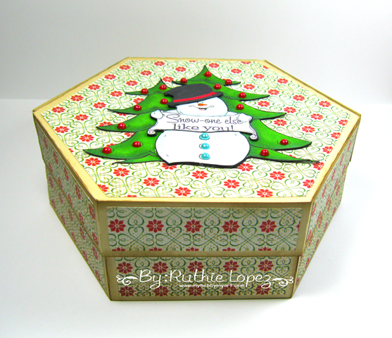 Oakpond Creations - Say what snowman - Ruthie Lopez - Gift Box 4