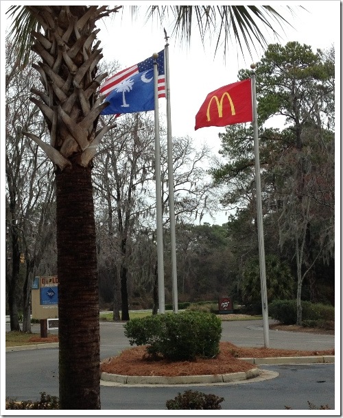 Hilton Head McDonalds flag