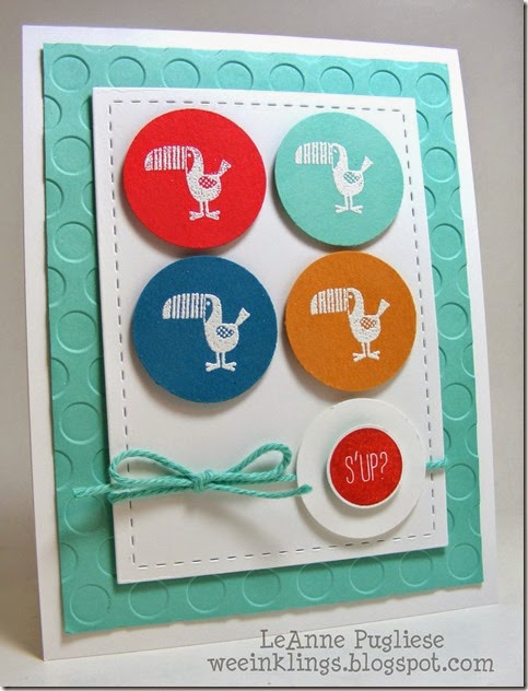 LeAnne Pugliese WeeInklings ColourQ249 Zoo Babies Stampin Up Hi There