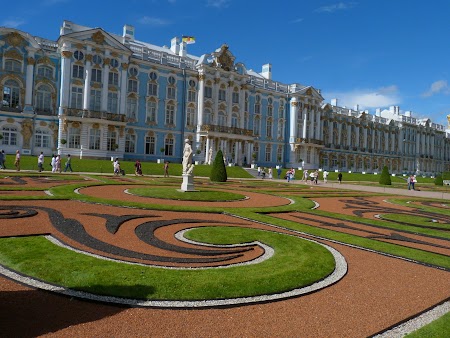 Circuit Rusia: Palatul Tsarskoe Selo - fatada