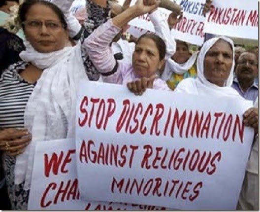 Non-Sunnis protesting Pakistan Intolerance