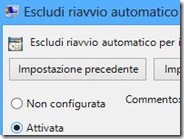 Impedire il riavvio automatico di Windows 8 dopo l’installazione degli aggiornamenti