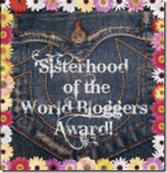 Sisterhood of the World Bloggers Award (1)