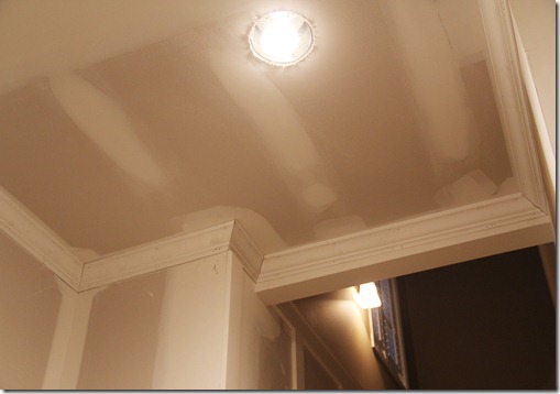 basement crown molding remodel