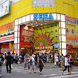 sega arcade in ikebukuro in Tokyo, Japan 