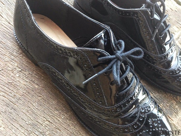 dainte blog shop asos new look black leather brogues oxfords shoes slovenian