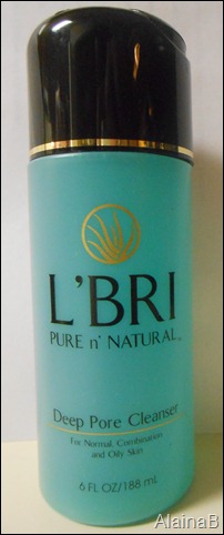 L'bri pure and natural skincare deep pore cleanser