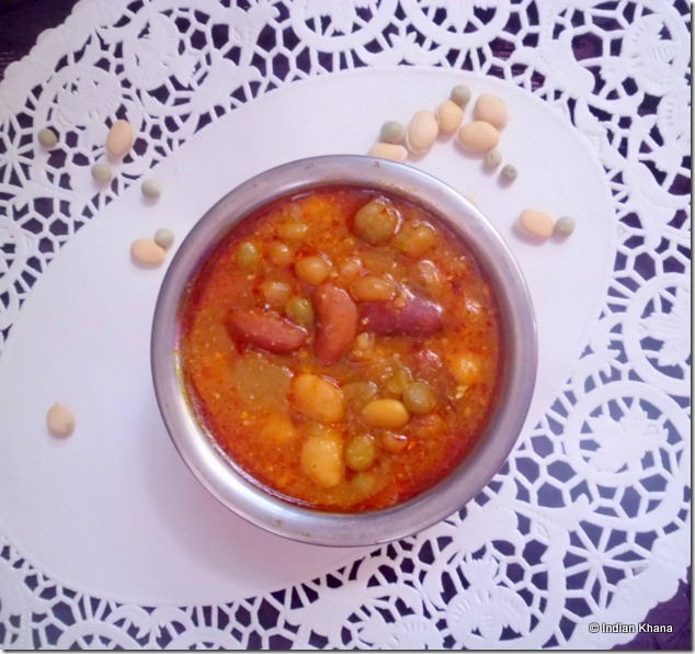 rajma vatna peas butter beans kurma recipe