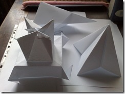Origami arta hartiei pliate