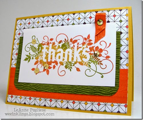 LeAnne Pugliese WeeInklings Seasonally Scattered Stampin Up 