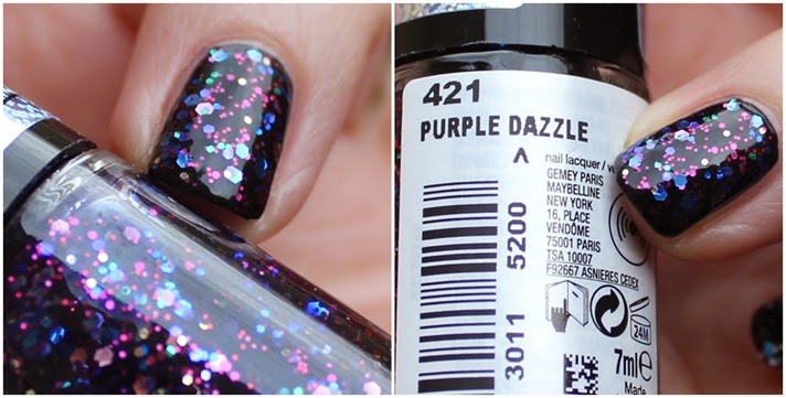 Maybelline Color Show be brilliant LE Swatches Purple Dazzle 07