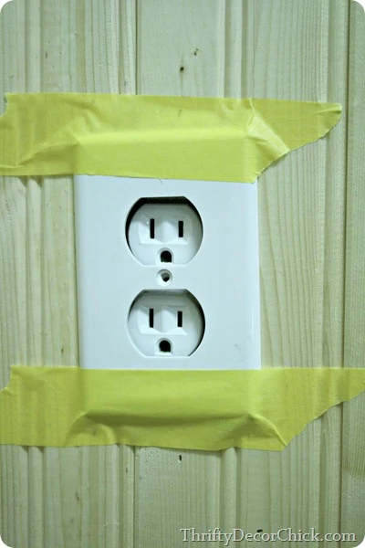 making outlet flush with wall