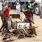 En quête de survie, même les mineurs s’adonnent au commerce de la mitraille. Ici, à Kingabwa l’un des quartiers défavorisés de Kinshasa