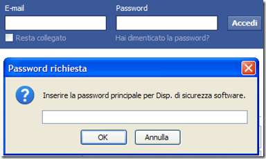 Firefox Password richiesta login sito internet