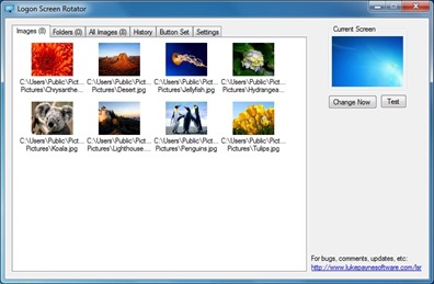 Change Windows 8 Logon Screen Automatically