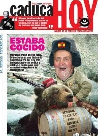 The King and Mitrofan in newspaper Deia