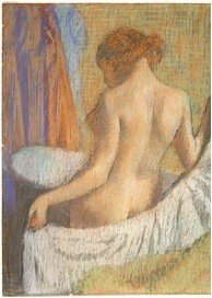 Edgar Degas, After the Bath, Woman with a Towel, 1893-1897