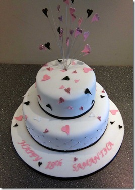 2-tier-hearts-birthday-cake-in-black,pink-and-silver