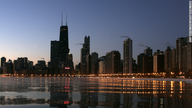 In 2012, water levels in Lake Michigan, pictured, and Lake Huron fell to record low levels for December. Photo: Jeff Haynes / AFP / Getty Images