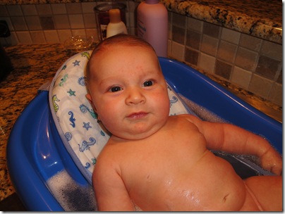 7. I like baths!
