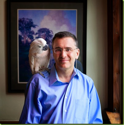 gruber and his pet cockatoo