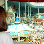 viewing the Lotte World in action in Seoul, South Korea