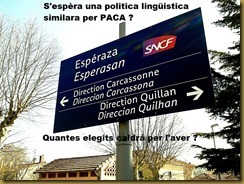 Politica lingüistica Provènça Gavotina Niça