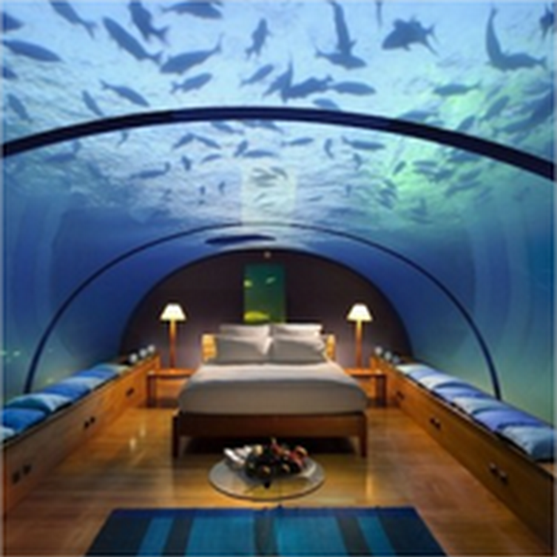 Un hotel con habitaciones submarinas
